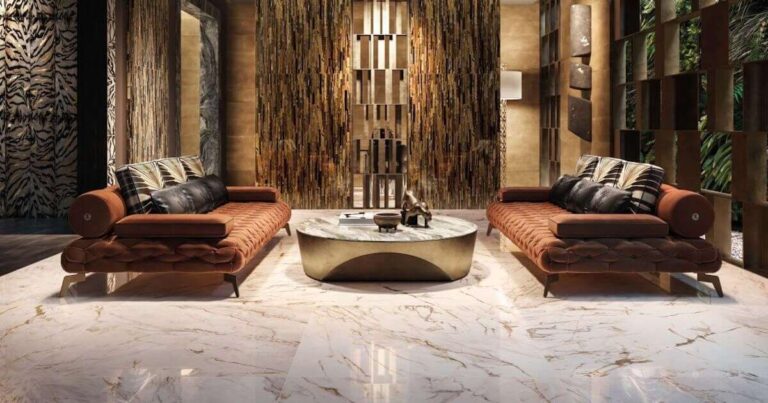 extra large luxurious porcelain tile from Roberto Cavalli home collection