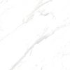 picture showing the design of a white marble look tile's subtle veining in soft gray color