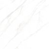 picture showing the design of a white marble look tile's subtle veining in soft gray color
